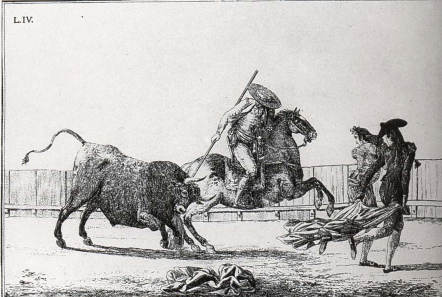 Francisco Goya Desgracias acaecidas en el tendido de la plaza de Madrid